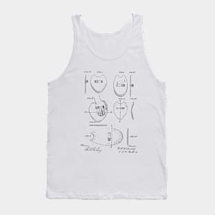 Hand and Foot Plates for Swimming Vintage Patent Hand Drawing Tank Top